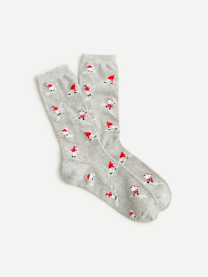 Trouser Socks In Downhill Skier