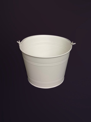 Vintage Bucket - White