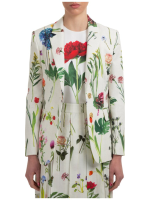 Boutique Moschino Floral Printed Blazer