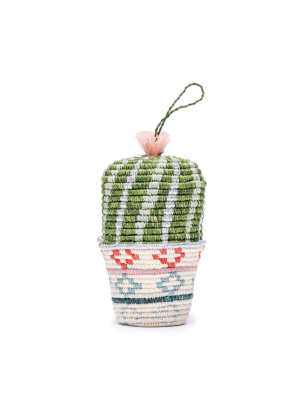 Handwoven Baskets By Blu Cactus Planter Ornament