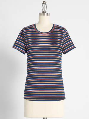 Top Of The Line Striped Tee