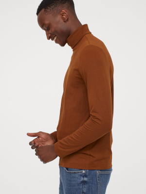 Slim Fit Turtleneck Shirt