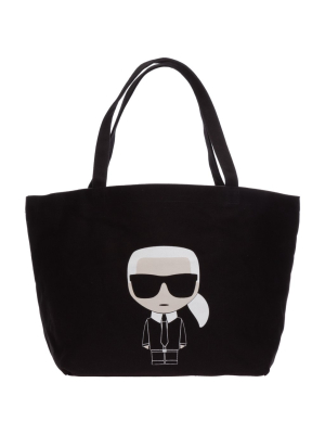 Karl Lagerfeld K/ikonik Logo Tote Bag