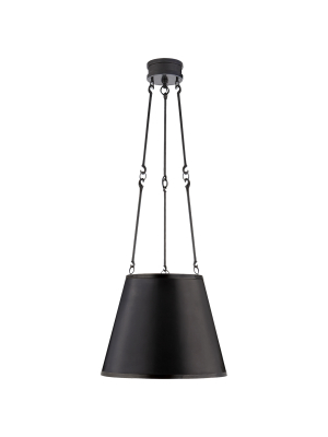 Lily Hanging Shade In Gun Metal