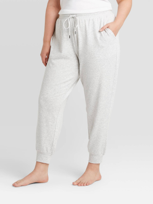 Women's Plus Size Beautifully Soft Fleece Lounge Jogger Pants - Stars Above™