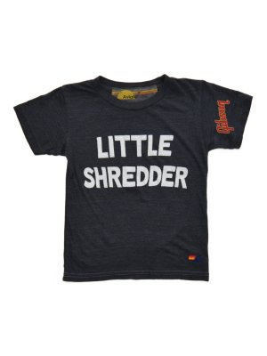 Kid's Gibson Little Shredder Tee - Charcoal