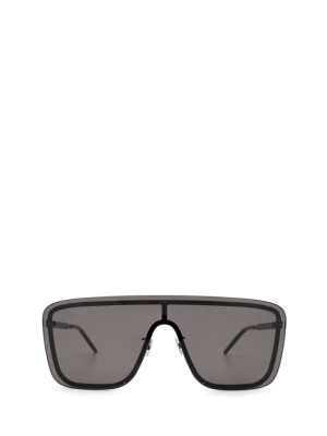 Saint Laurent Eyewear Mask Frame Sunglasses