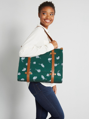 Camp Director Zipped Tote