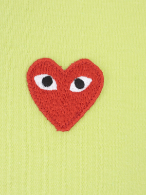 Comme Des Garçons Play Heart Embroidered T-shirt