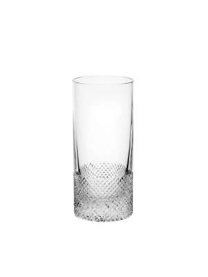 Diamond Cut Crystal Highball