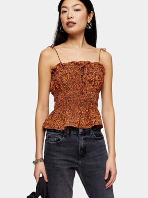 Petite Animal Print Casual Cami