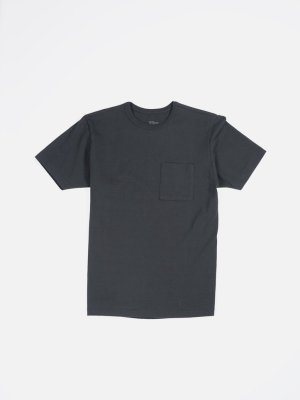 Heavy-weight Pocket T-shirts Black