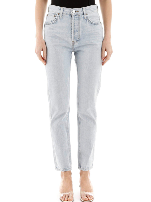 Re/done High-waisted Slim Fit Jeans