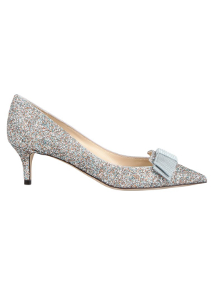 Jimmy Choo Joy Glitter Ruvido Pumps