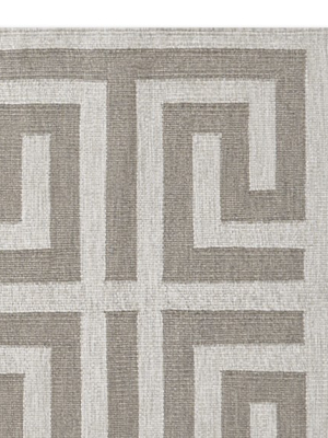 Perennials® Greek Key Indoor/outdoor Rug, Flax