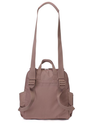 Babymel Robyn Convertible Backpack Vegan Leather Dusty Pink