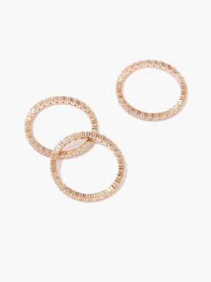 Cz Statement Ring Set