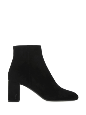 Saint Laurent Lou Block Heel Boots