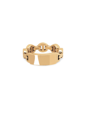 Monogram Dame Tri-link Ring