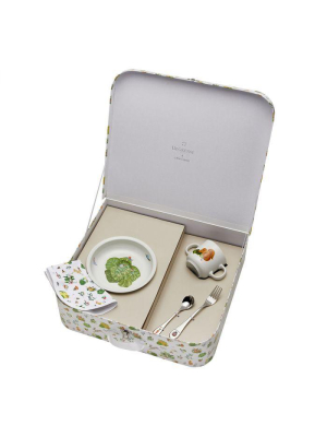 Friends Of The Vegetable Garden Suitcase With 5 Piece Tableware Set