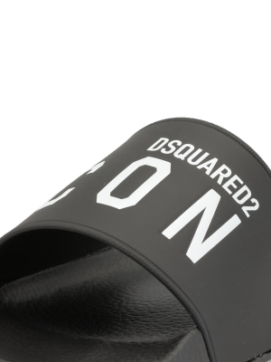 Dsquared2 Icon Logo Print Slides