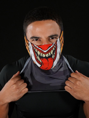 Evil Clown Smile Neck Gaiter