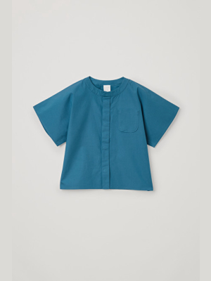 Short-sleeved Cotton Top