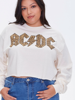 Plus Size Acdc Graphic Tee