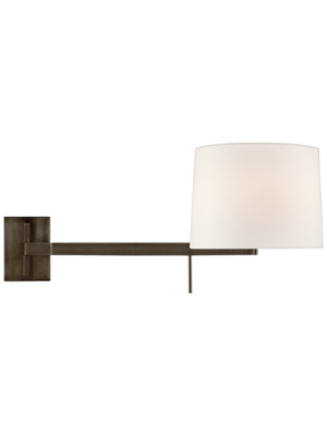 Sweep Medium Left Articulating Sconce In Various Colors