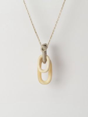 Double Link U-bolt Necklace (b+as+ma)