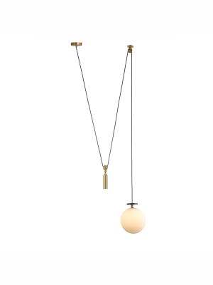 Globe Counterweight Pendant Light