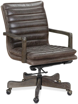 Langston Leather Office Chair, Buckaroo Ranch