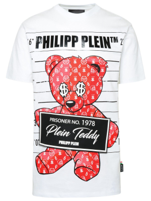 Philipp Plein Teddy Logo Print T-shirt