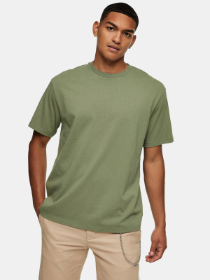 Khaki Oversized T-shirt