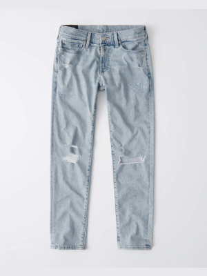 Ripped Skinny Taper Jeans