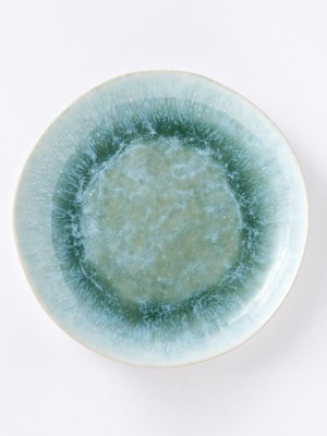 Reactive Stoneware Salad Plates