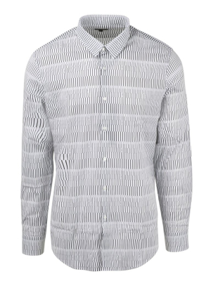 Fendi Striped Logo Shirt