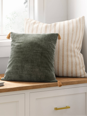 Oversized Square Striped Throw Pillow - Threshold™