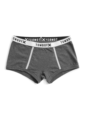 TomboyX Boy Shorts - Charcoal - Autumn