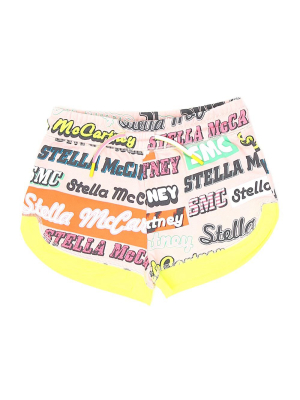 Stella Mccartney Kids Logo Printed Shorts