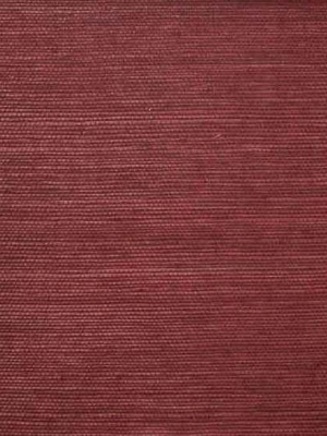 Sisal Wallpaper In Maroon From The Winds Of The Asian Pacific Collection By Burke Decor