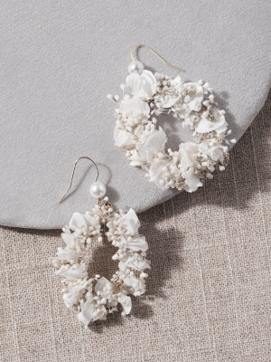 Tiana Preserved Flower Earrings