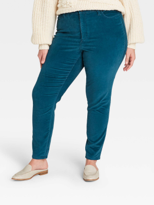 Women's High-rise Velvet Skinny Jeans - Universal Thread™