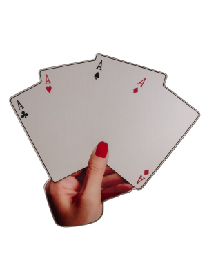 Shaped Poker Mirror