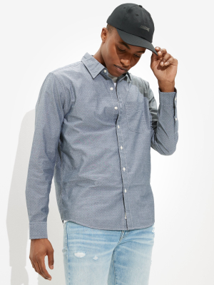 Ae Chambray Button-up Shirt