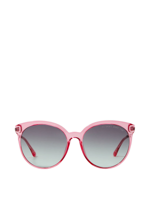 Pink Oversized Round Sunglasses