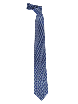 Salvatore Ferragamo Gancini Print Tie