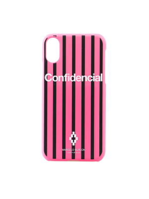 Marcelo Burlon County Of Milan Confidencial Iphone X Phone Case