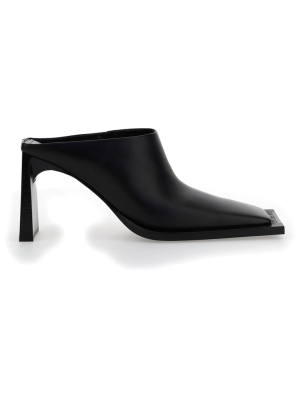 Balenciaga Square Toe Heeled Mules