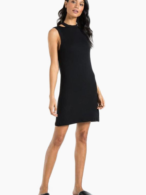 Kennedy Tank Mini Dress - Black Cat